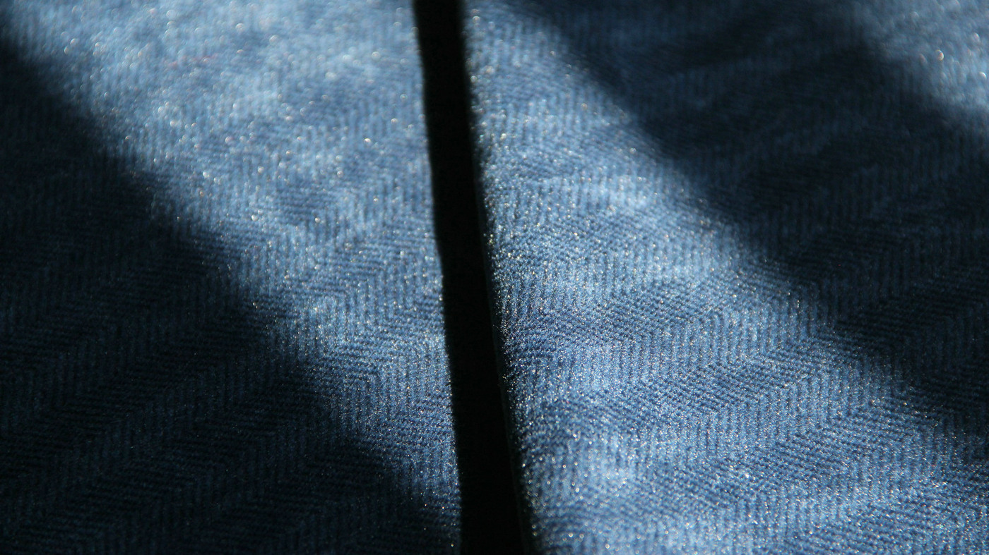 Double-combed stripes velvet