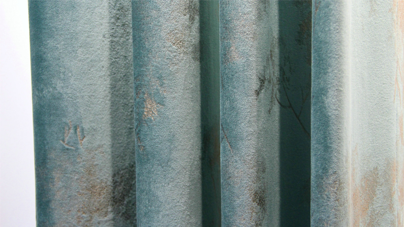 Wide-width Foiling Velvet Used For Curtain 